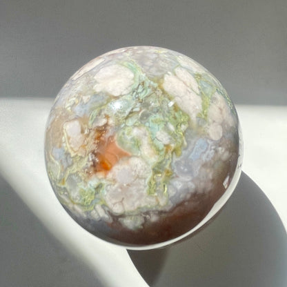 Flower Agate Sphere 7CM