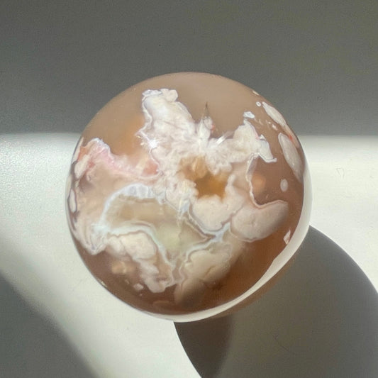 Flower Agate Sphere 6CM