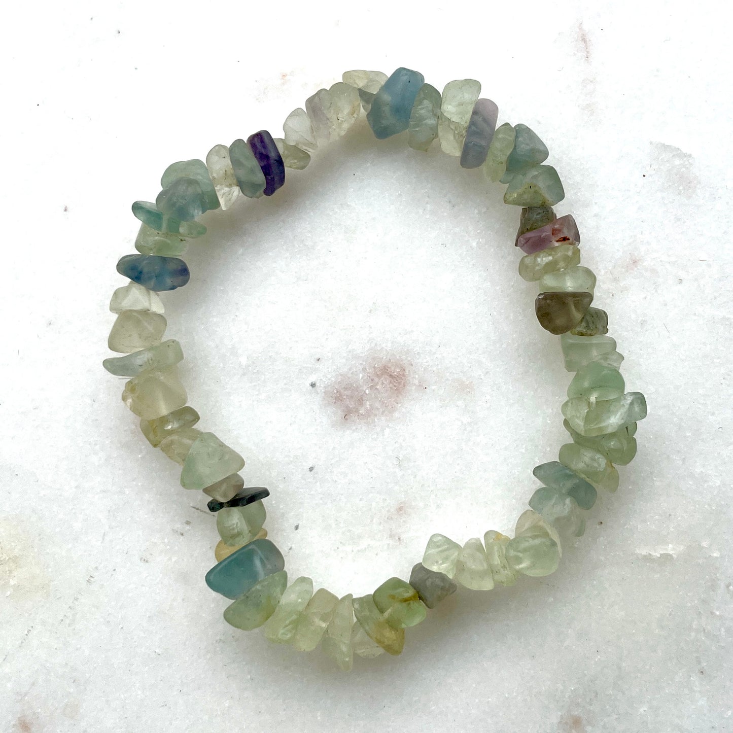 Fluorite Chip bracelet