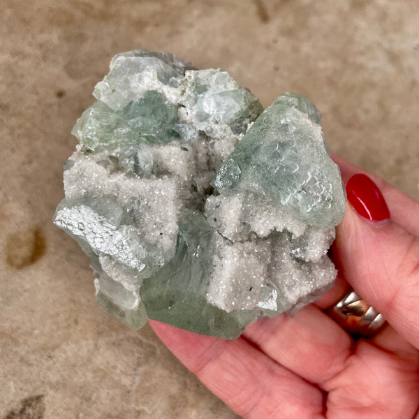 Fluorite Crystal cluster 7CM