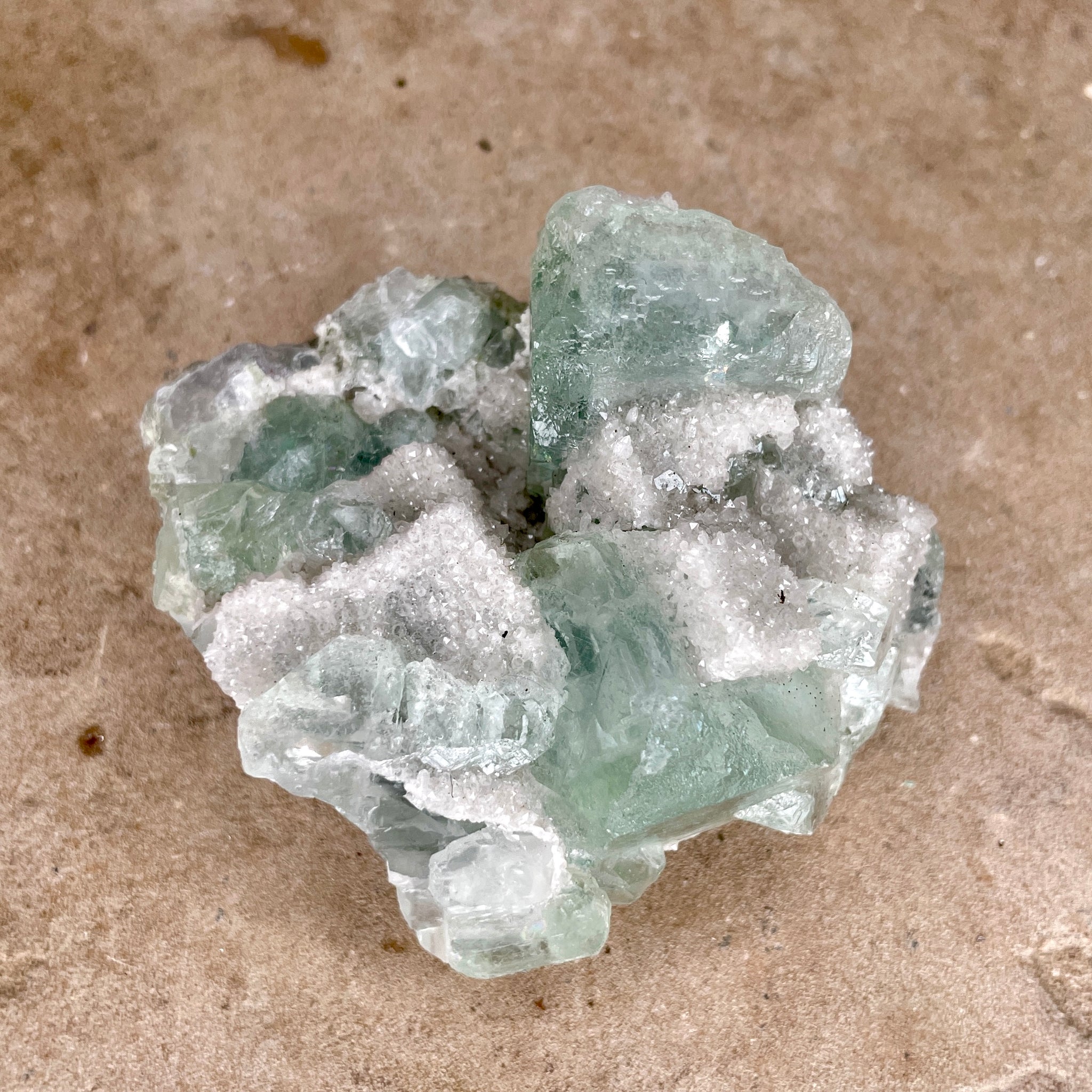 Fluorite Crystal cluster 7CM