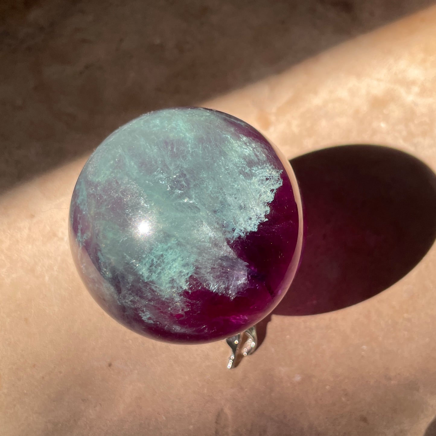 Rainbow Fluorite Sphere 5CM