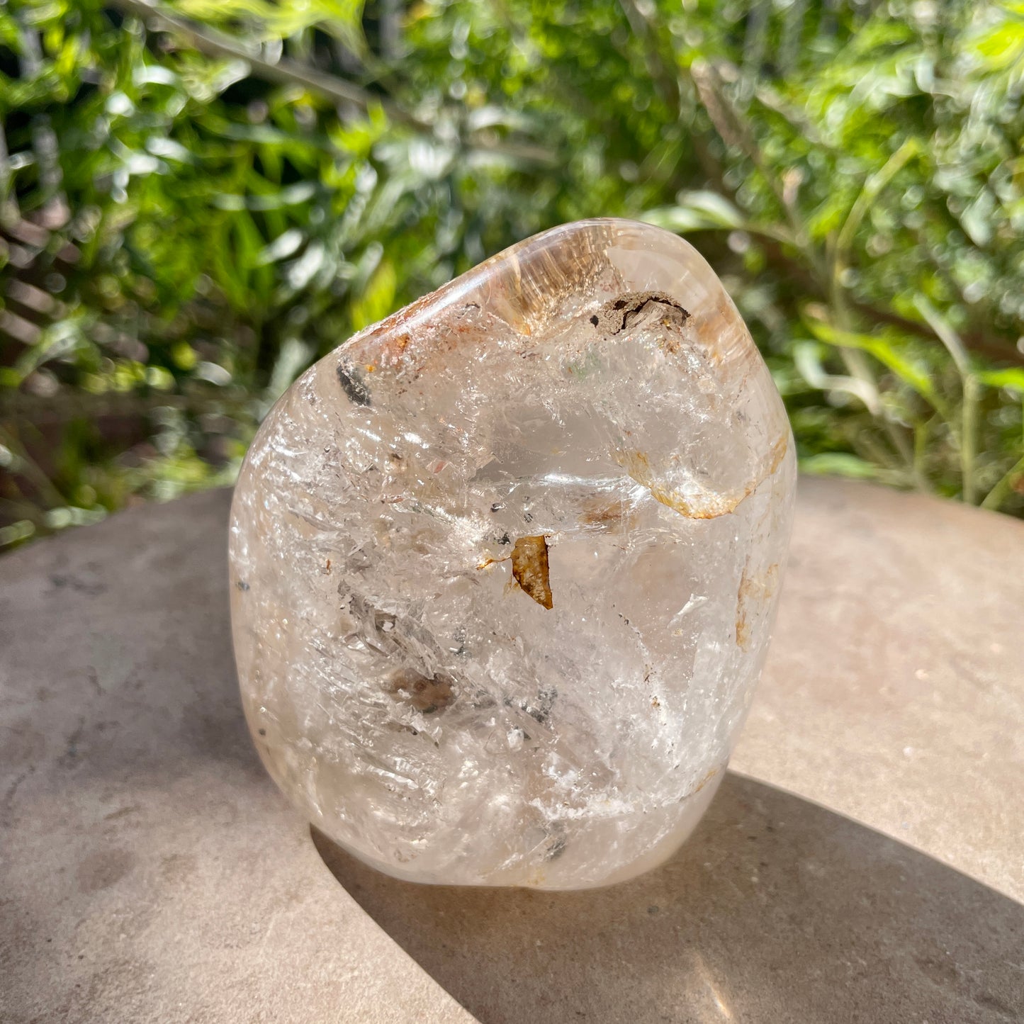 Clear Quartz Freeform with inclusions 9CM
