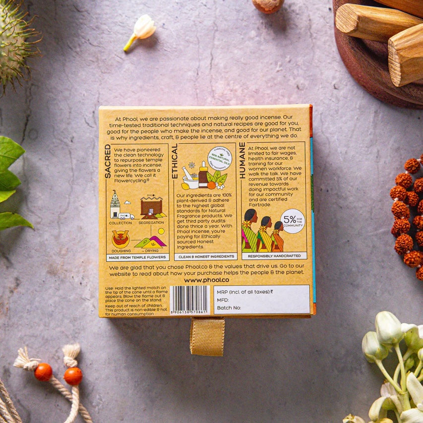 Phool Luxury incense cones - Patchouli