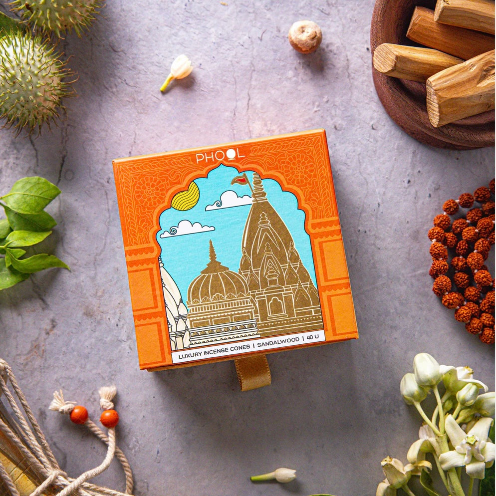 Phool Luxury incense cones - Sandalwood