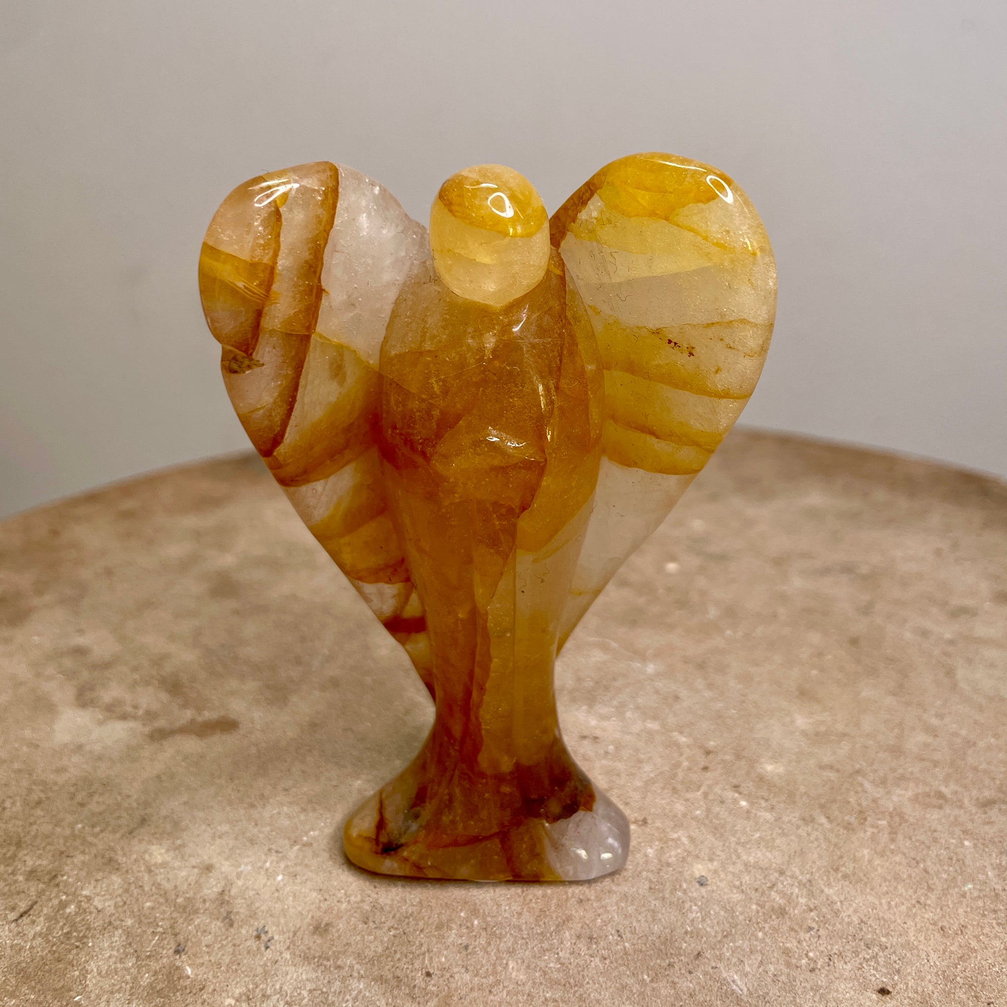 Golden Healer Quartz Angel 9CM