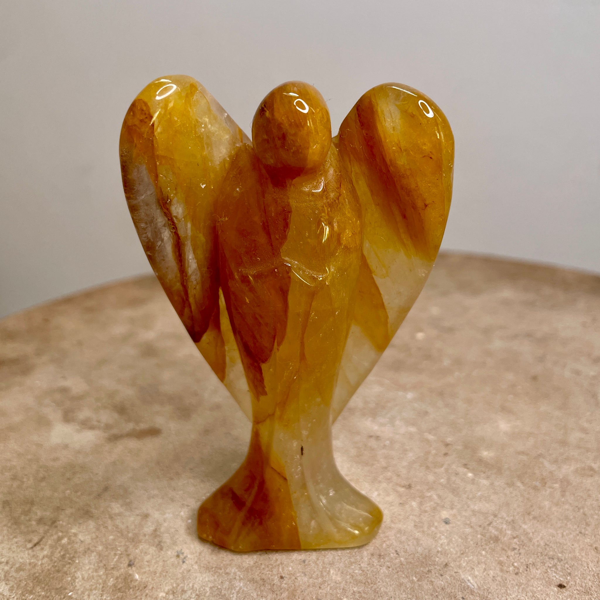 Golden Healer Quartz Angel 9CM