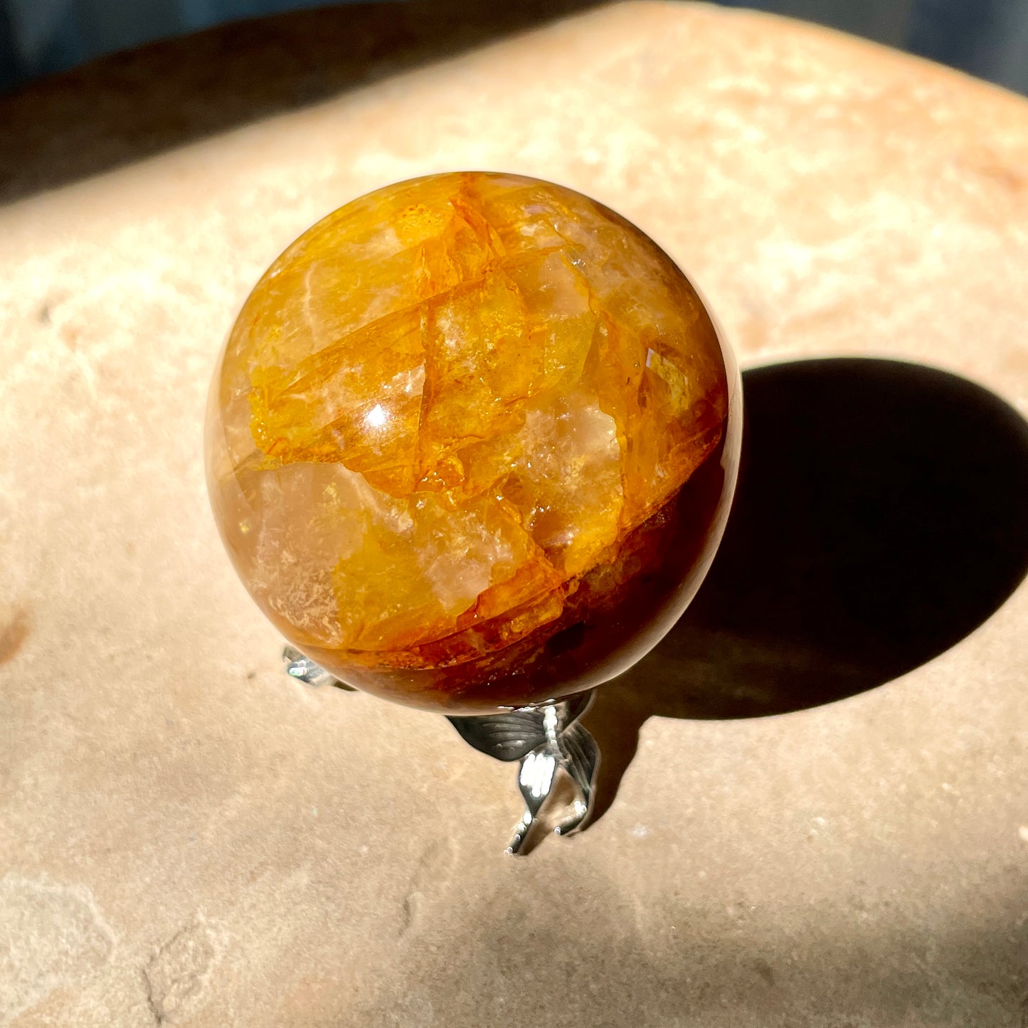 Golden Healer Quartz Sphere 5CM
