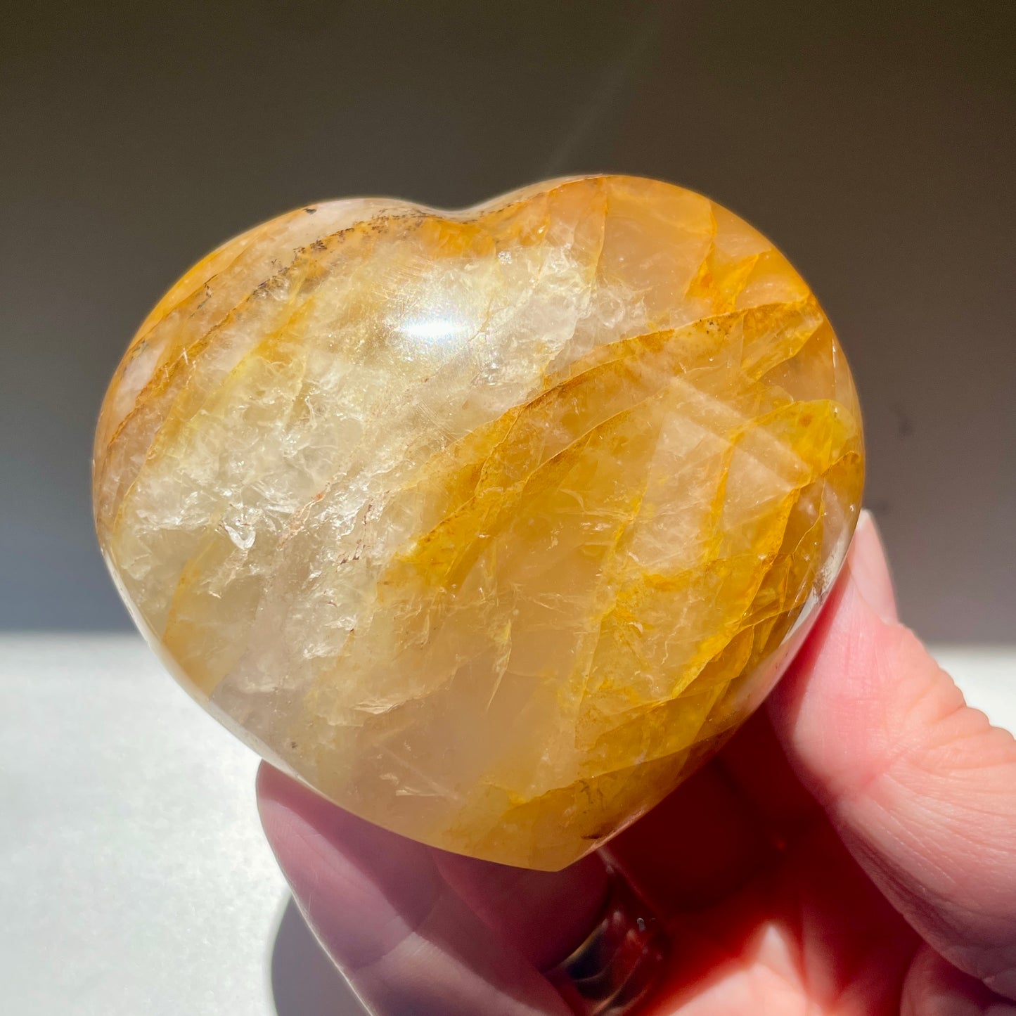 Golden Healer Heart 7.5CM