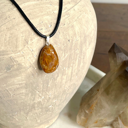 Golden Healer pendant necklace