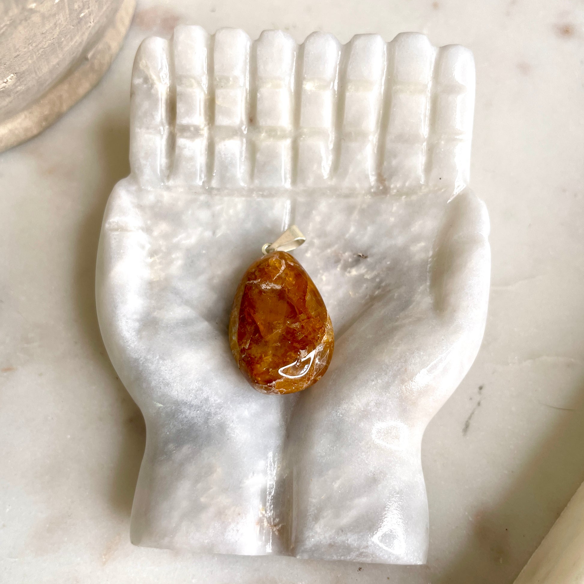 Golden Healer pendant necklace