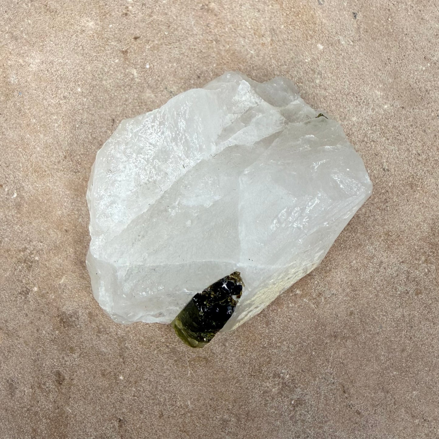 Green Tourmaline Quartz Raw 5CM