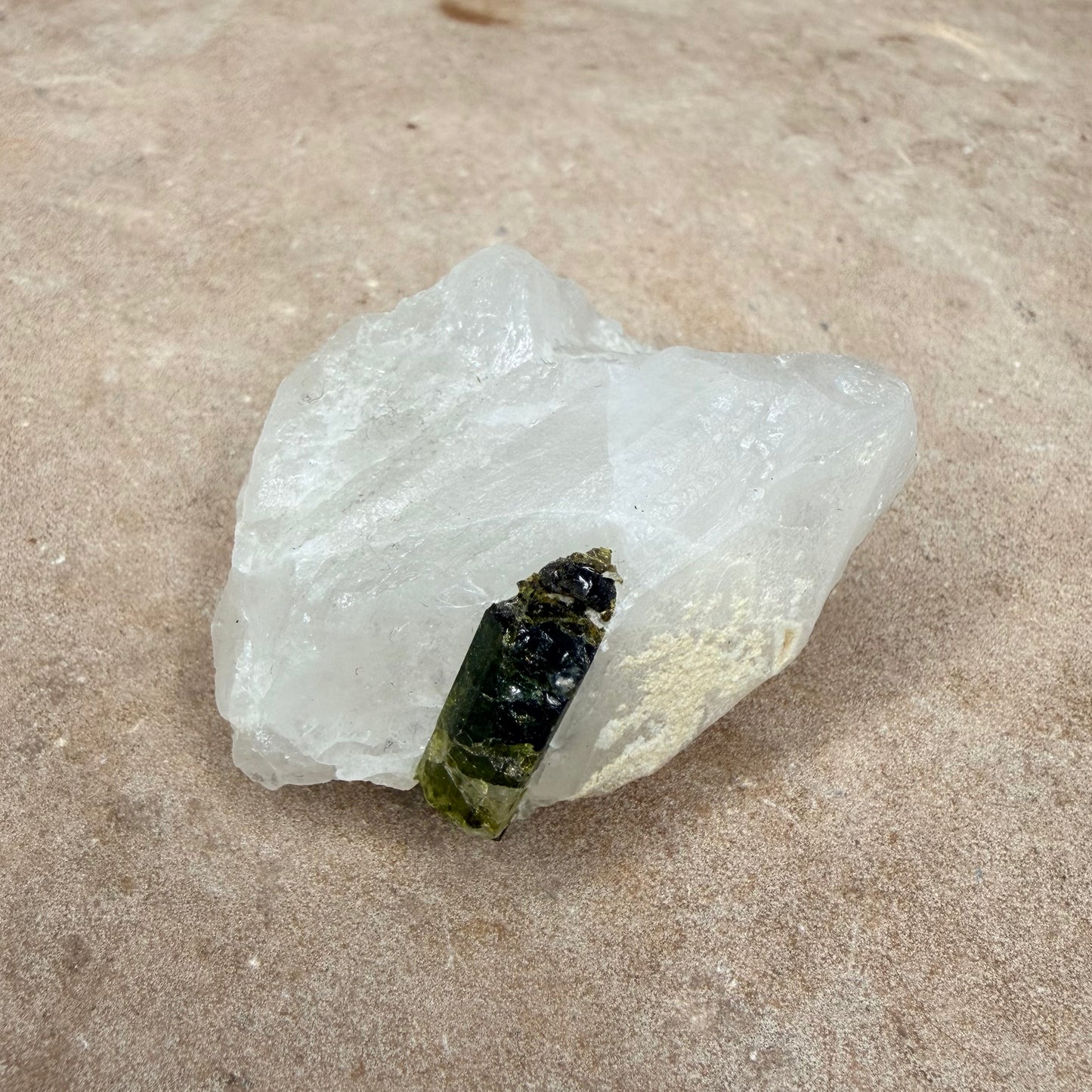 Green Tourmaline Quartz Raw 5CM