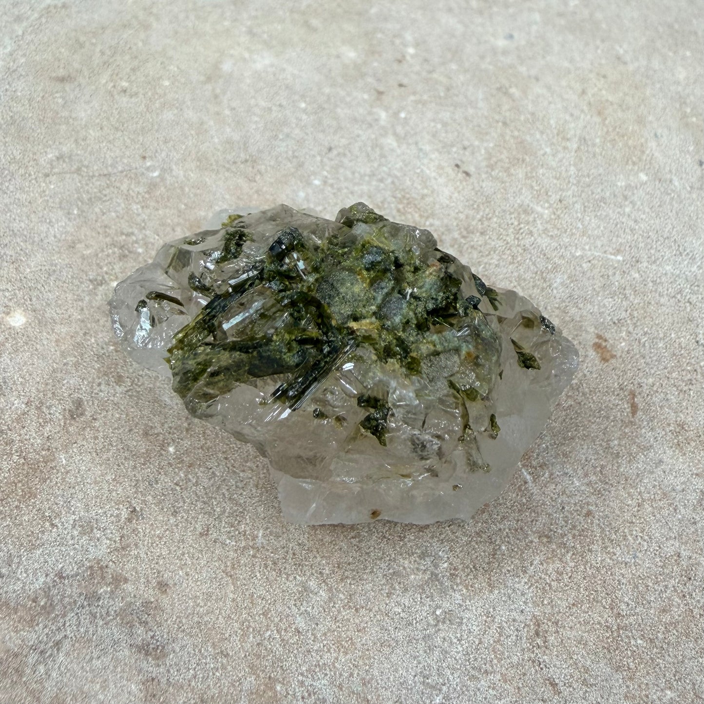 Green Tourmaline Quartz Raw 4CM