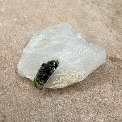 Green Tourmaline Quartz Raw 5CM