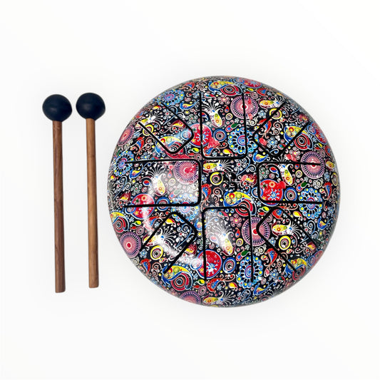 Hapi drum | Tongue Drum | 6.5 " Kaleidescope