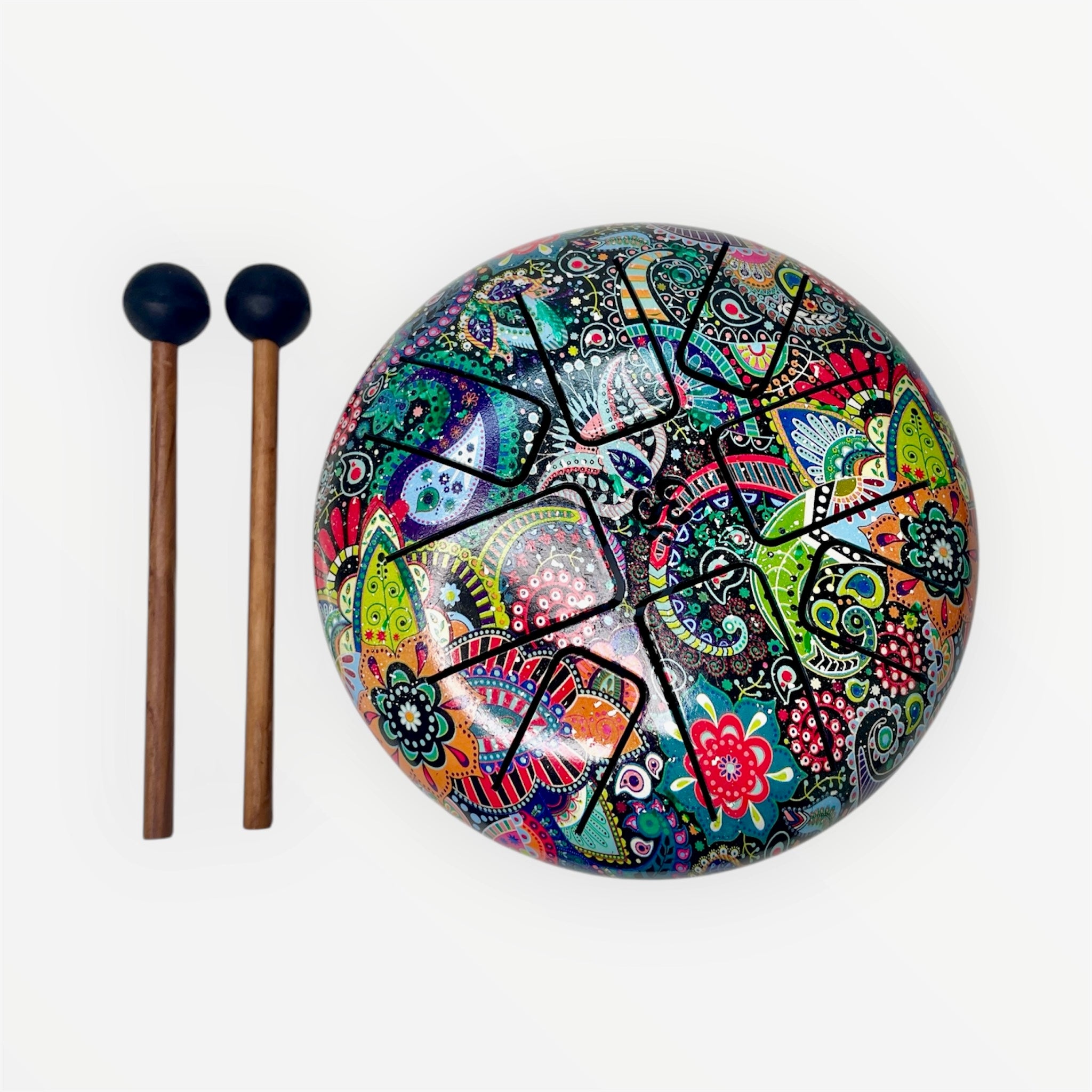 Hapi drum | Tongue Drum | 6.5 " Paisley