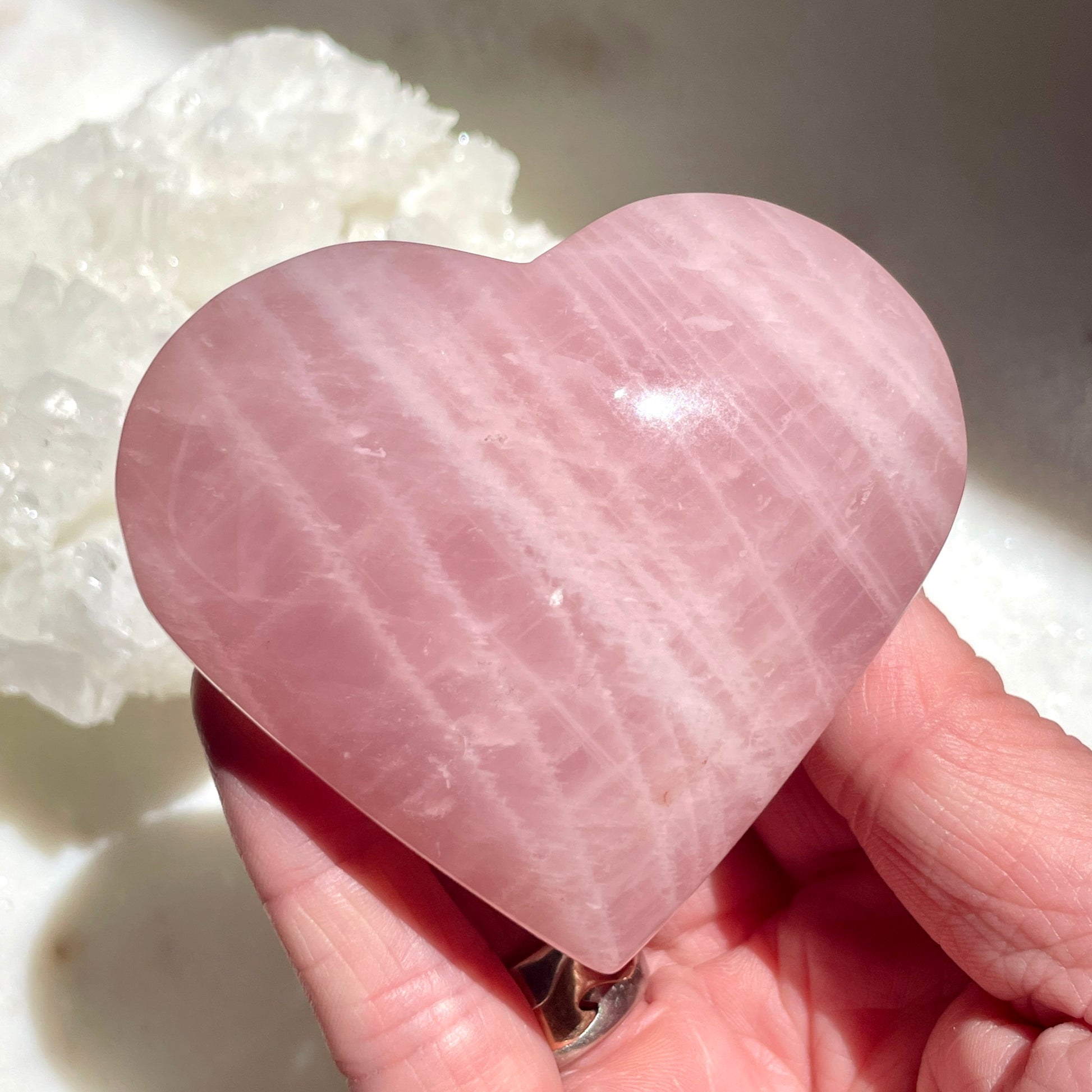 Rose Quartz heart 7CM