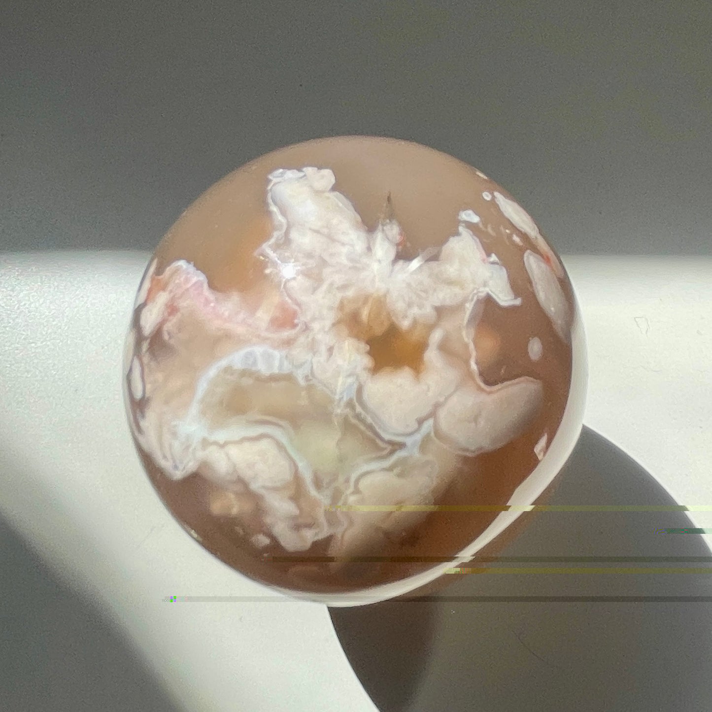 Flower Agate Sphere 6CM