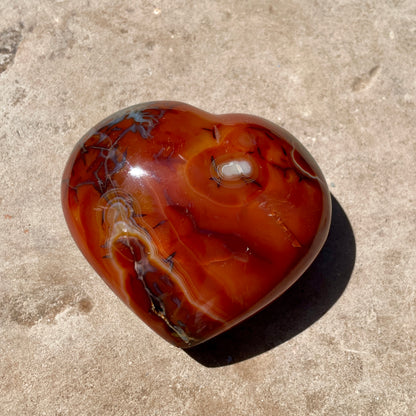 Carnelian Heart 7CM