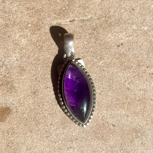 Amethyst Pendant | 925 SS