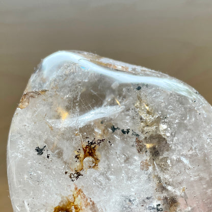 Clear Quartz Freeform with inclusions 9CM