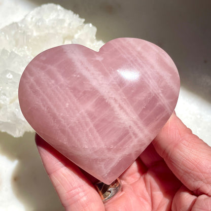 Rose Quartz heart 7CM