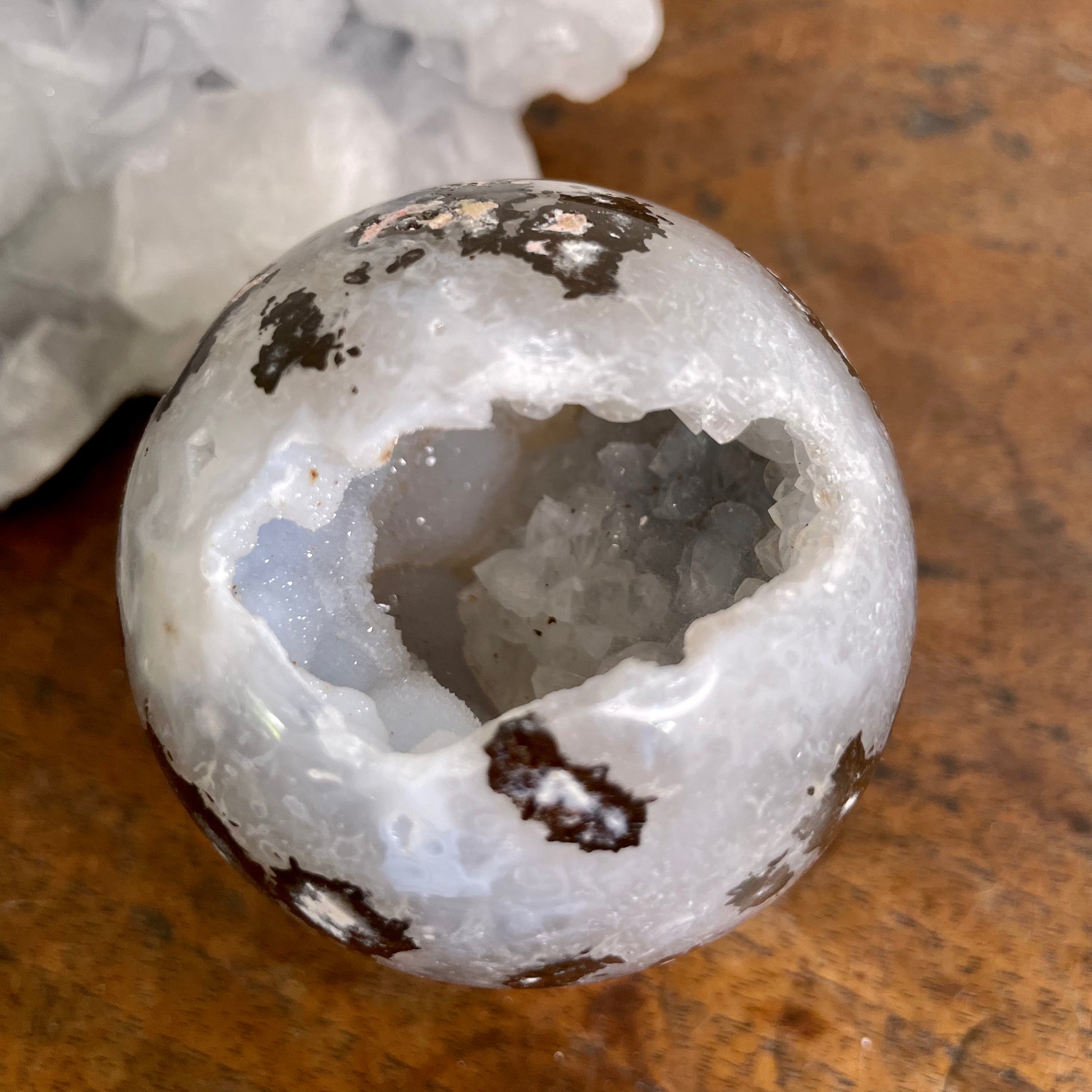 Mexican Druzy Agate Sphere 6cm