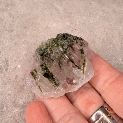 Green Tourmaline Quartz Raw 4CM