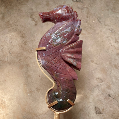 Ocean Jasper Seahorse 20CM