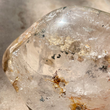 Clear Quartz Freeform with inclusions 9CM