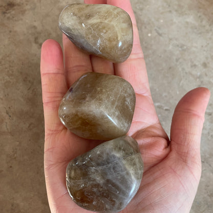 Kundalini Citrine tumble LG