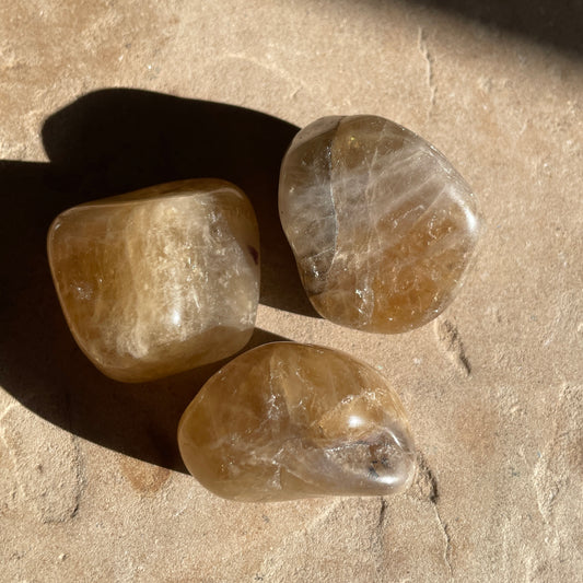 Kundalini Citrine tumble LG