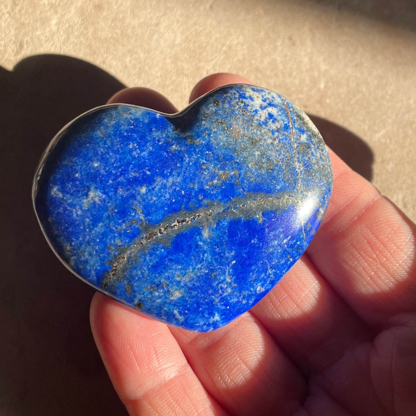Lapis Lazuli heart 6CM