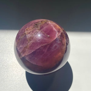 Lavender Rose Quartz Star Sphere 5CM