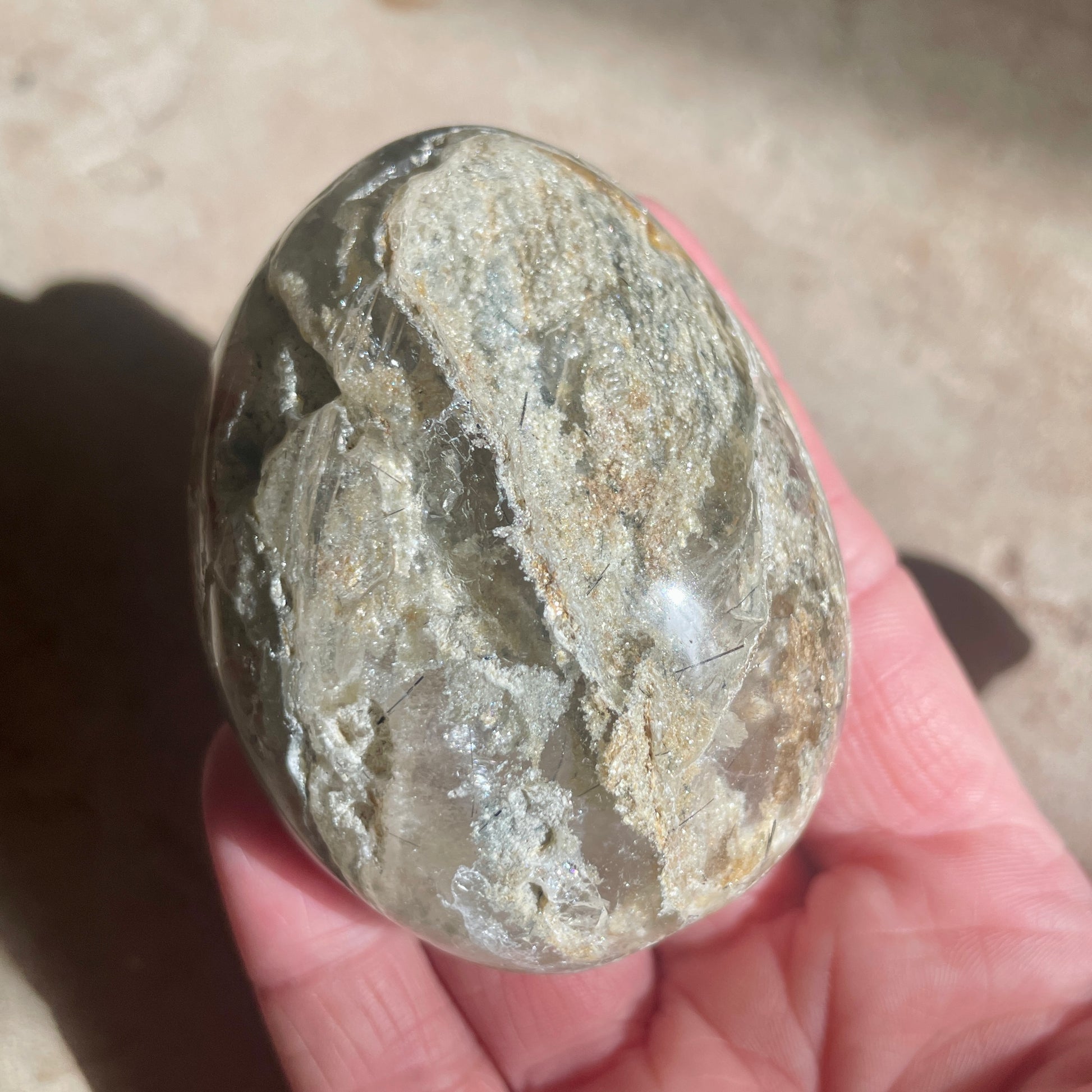 Garden Quartz | Lodalite lens  7CM