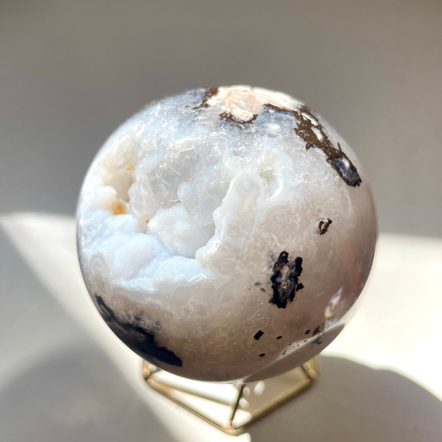 Mexican Druzy Agate Sphere 6cm