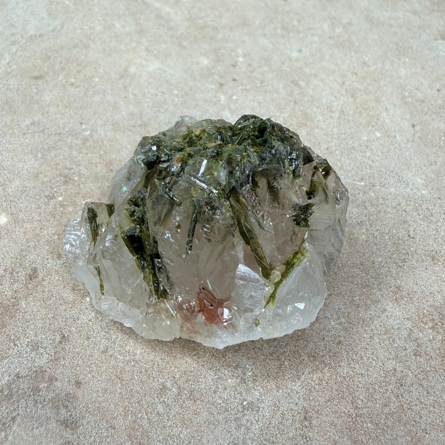 Green Tourmaline Quartz Raw 4CM