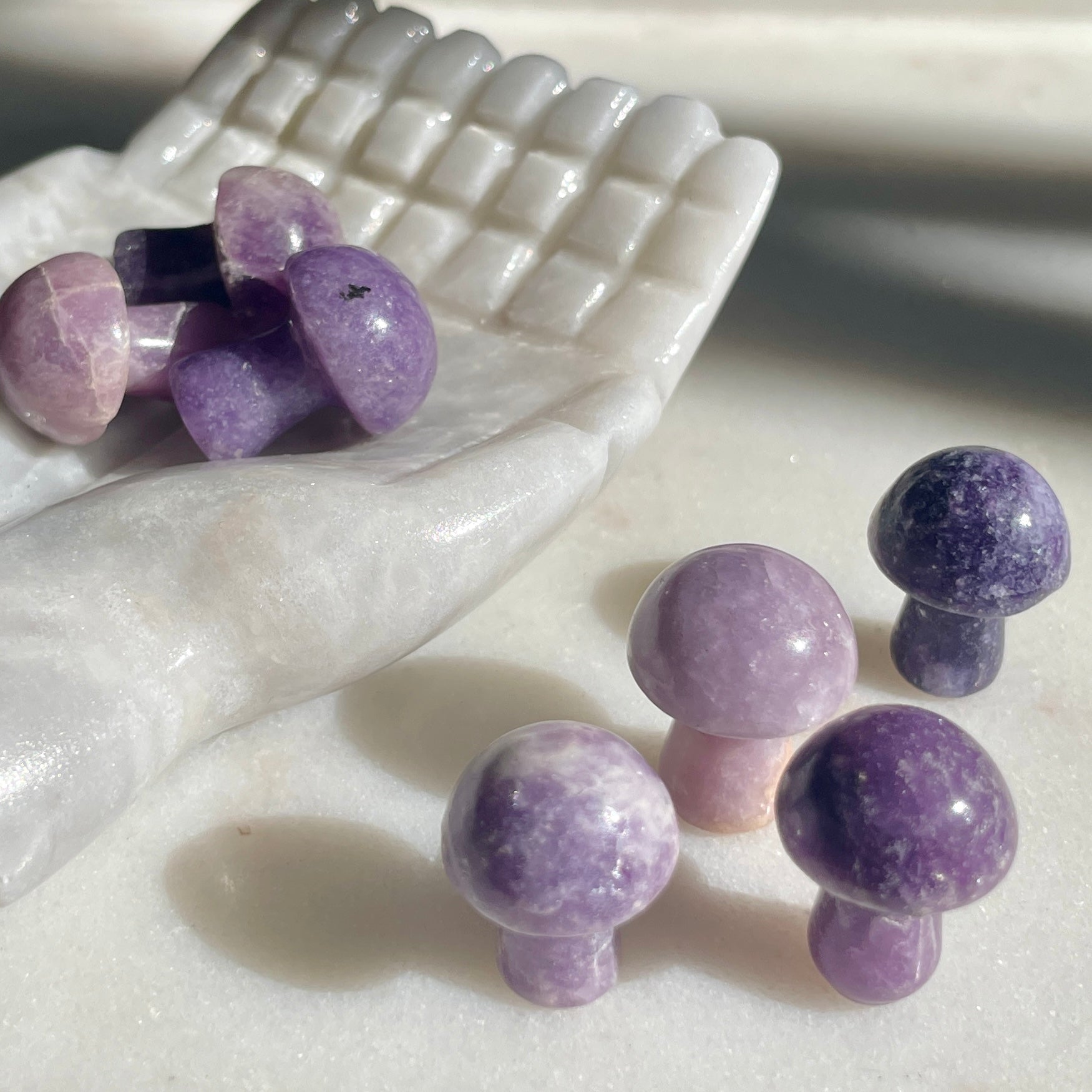 Lepidolite Mini Mushroom