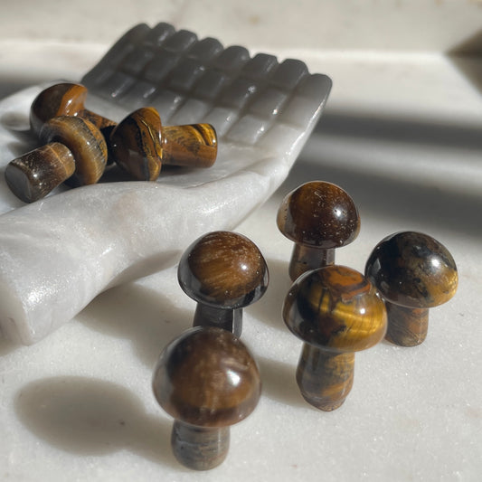 Tigers Eye Mini Mushroom