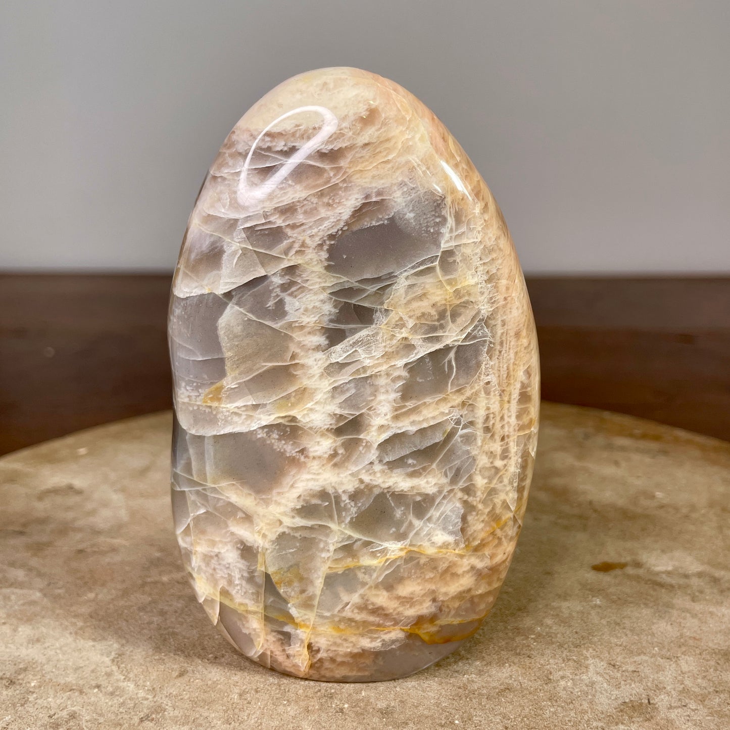 Peach Moonstone Freeform 11.5CM