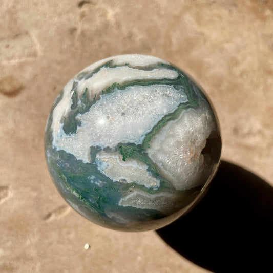 Moss Agate Sphere 6CM
