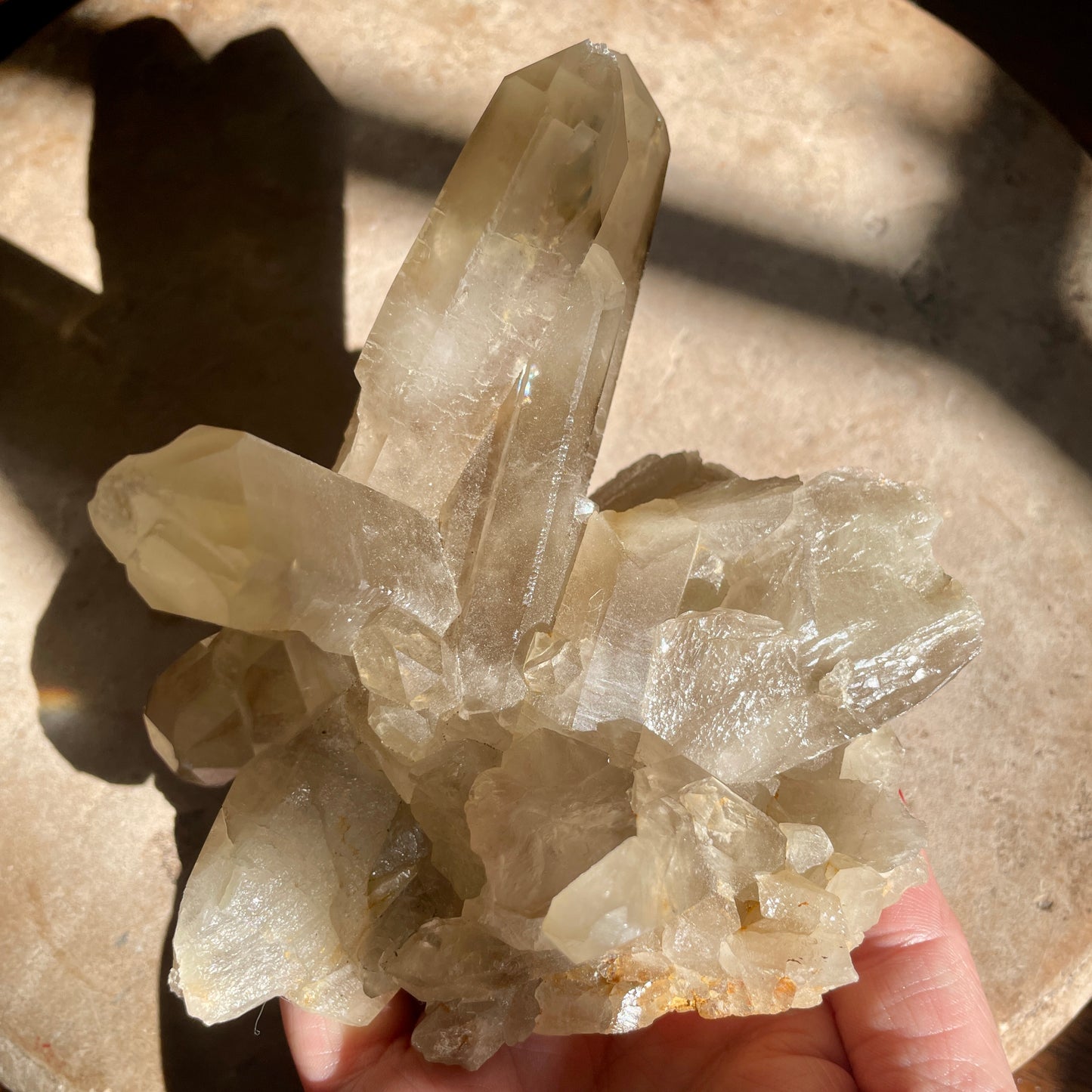Citrine natural cluster 15CM