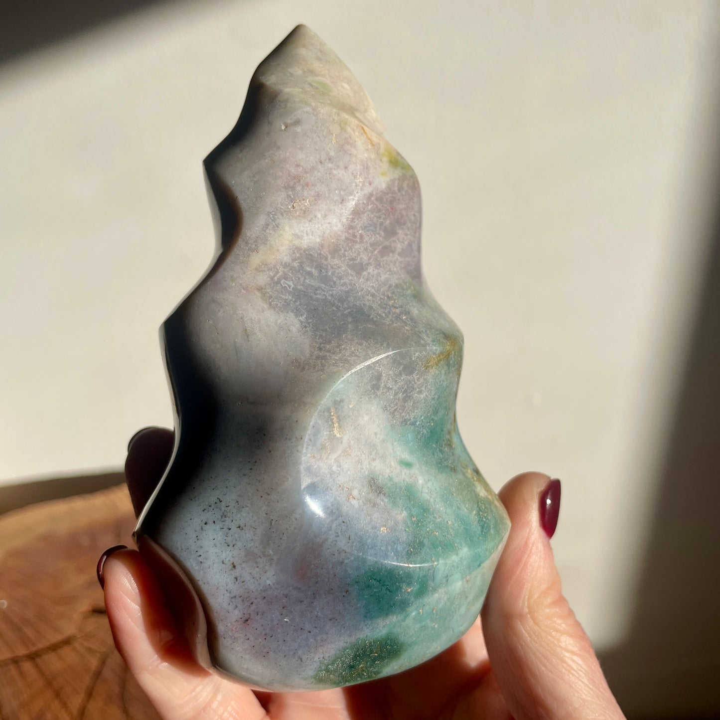 Ocean Jasper pastel flame 13CM