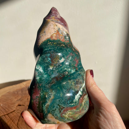 Ocean Jasper flame 16CM