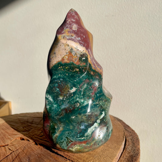 Ocean Jasper flame 16CM