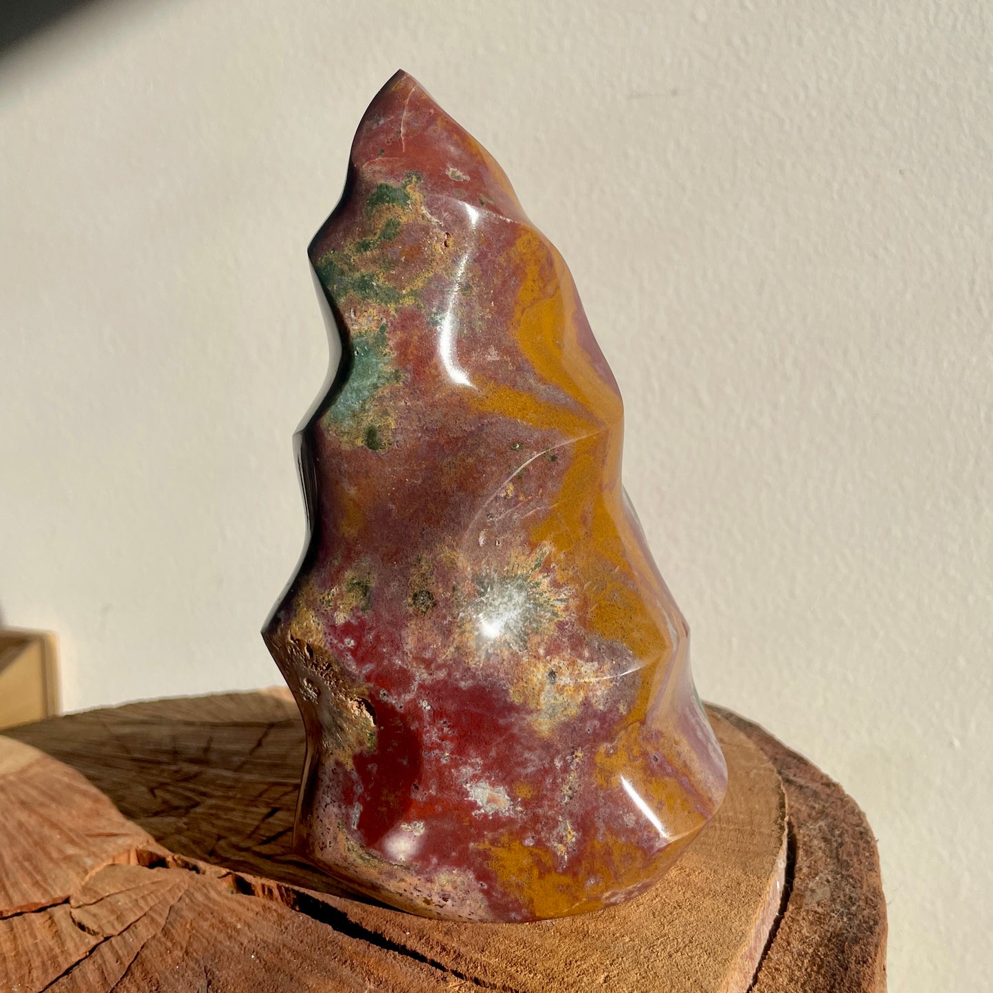 Ocean Jasper flame 16CM