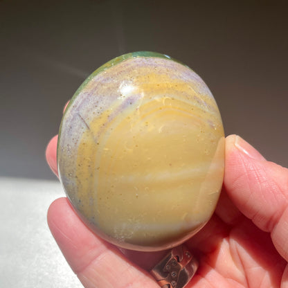 Ocean Jasper Palm stone 6.5CM