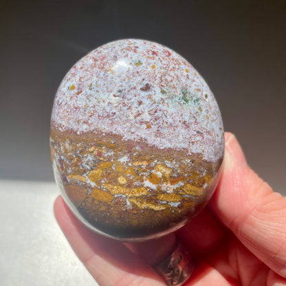 Ocean Jasper Palm stone 6CM