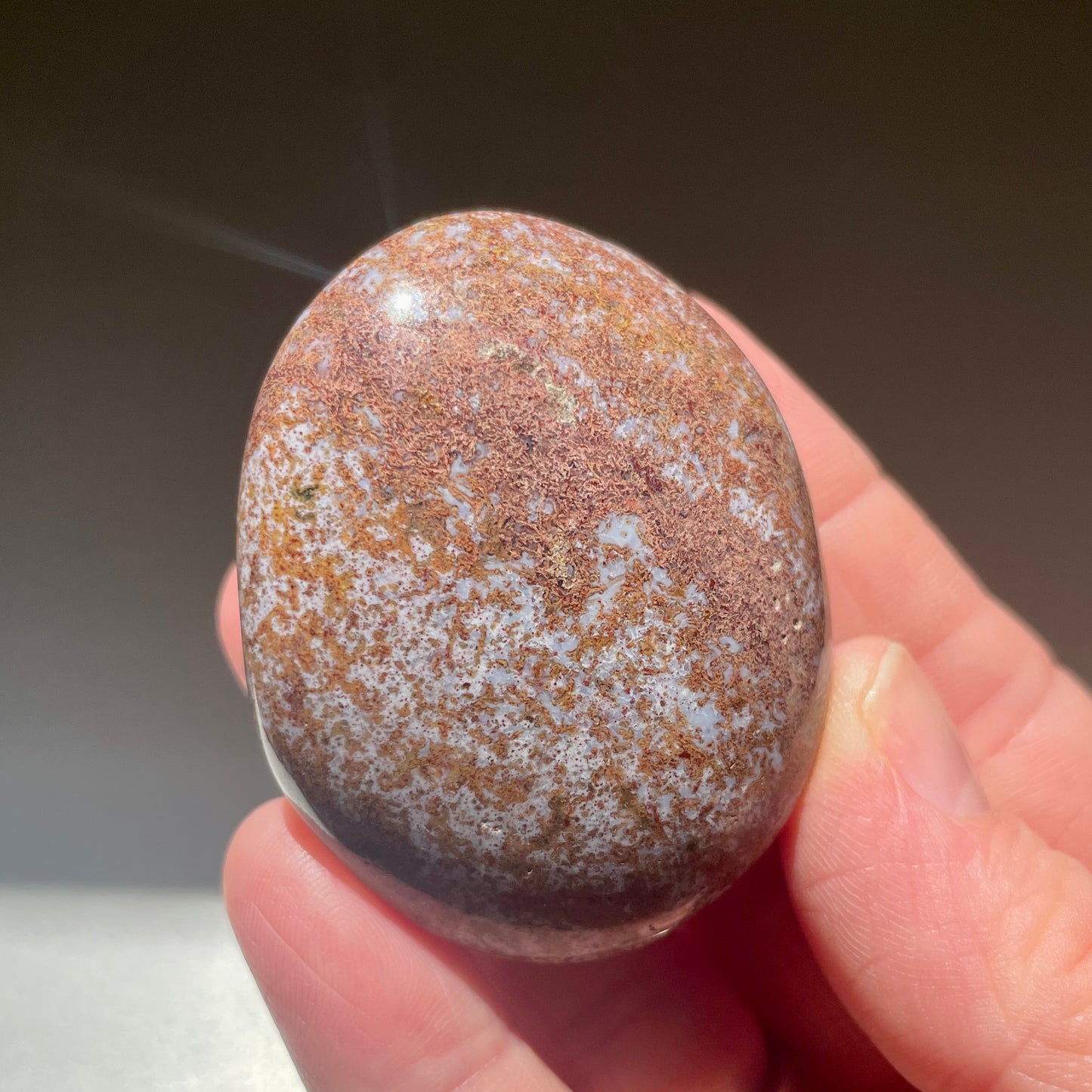 Ocean Jasper Palm stone 4.5CM